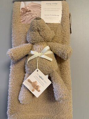 Dreamy Sunday Ultra Soft Feather Finish Toy And Baby Blanket 2 Piece